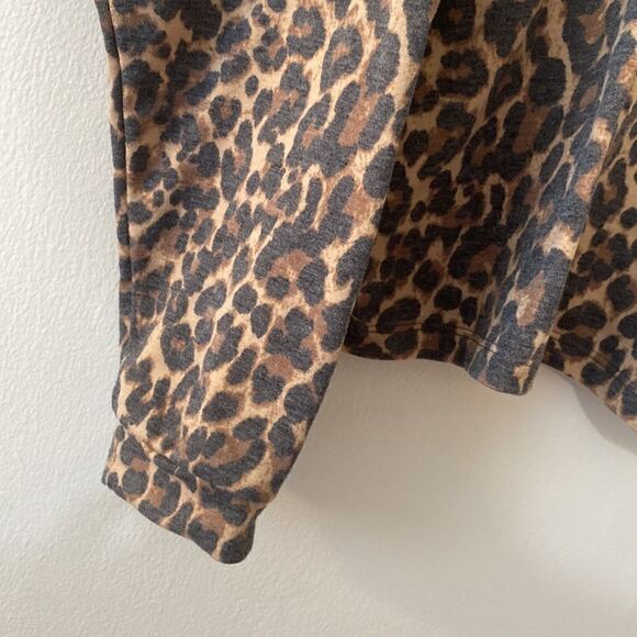 The Impeccable Pig cropped sweatshirt small animal print - Picture 3 of 5